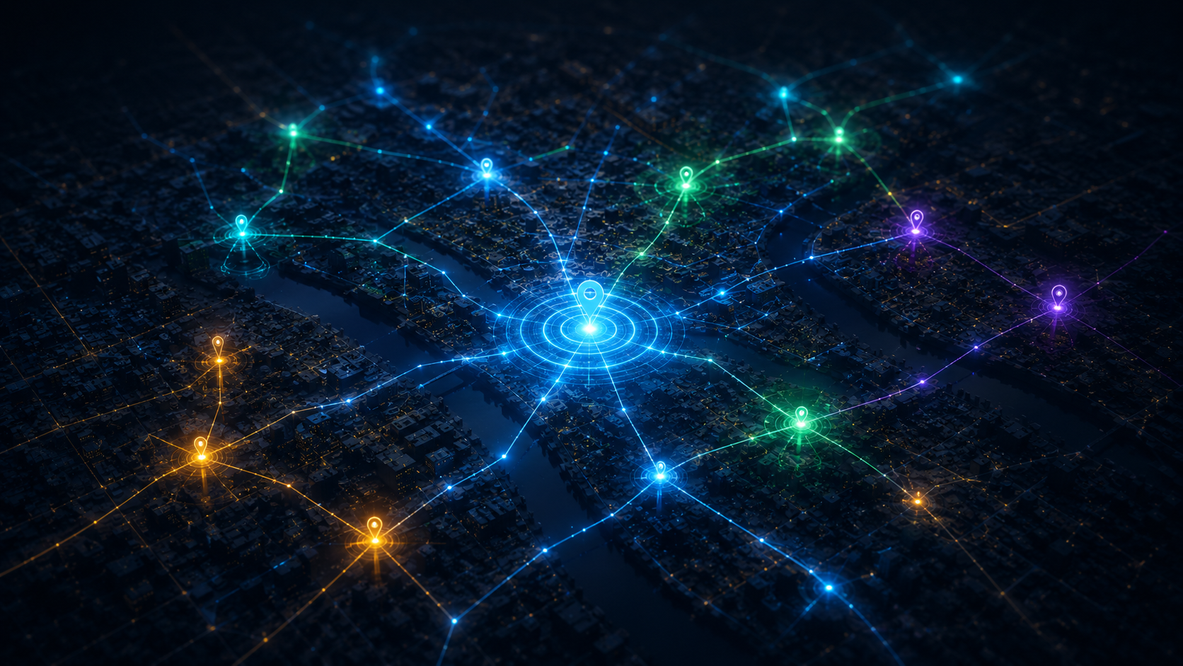 Networked Location Pins